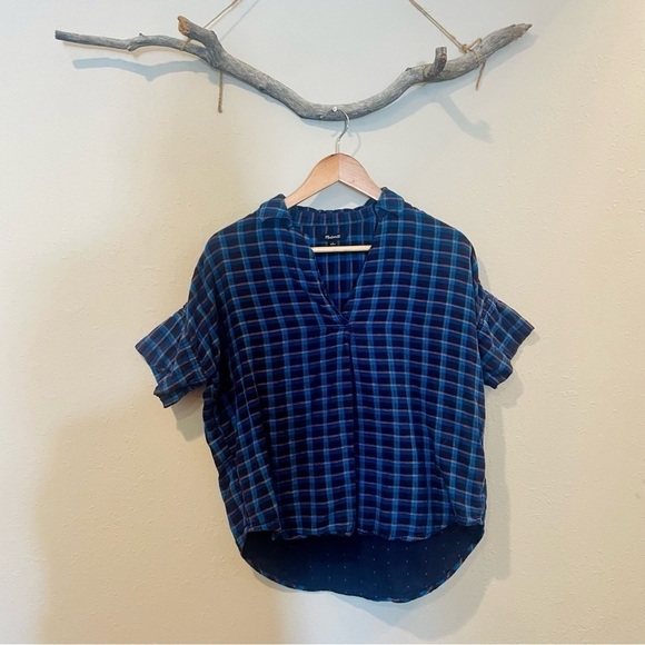 Madewell Double-Faced Park Popover Shirt in Plaid - Picture 4 of 8